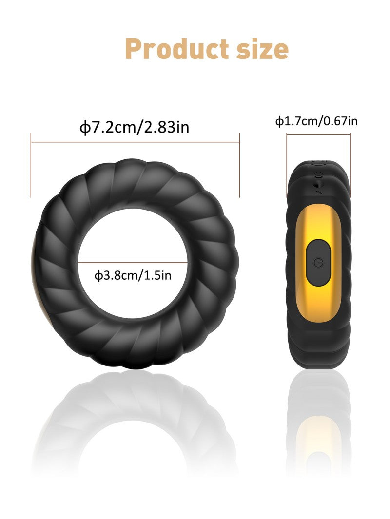 Electric vibrating cock ring