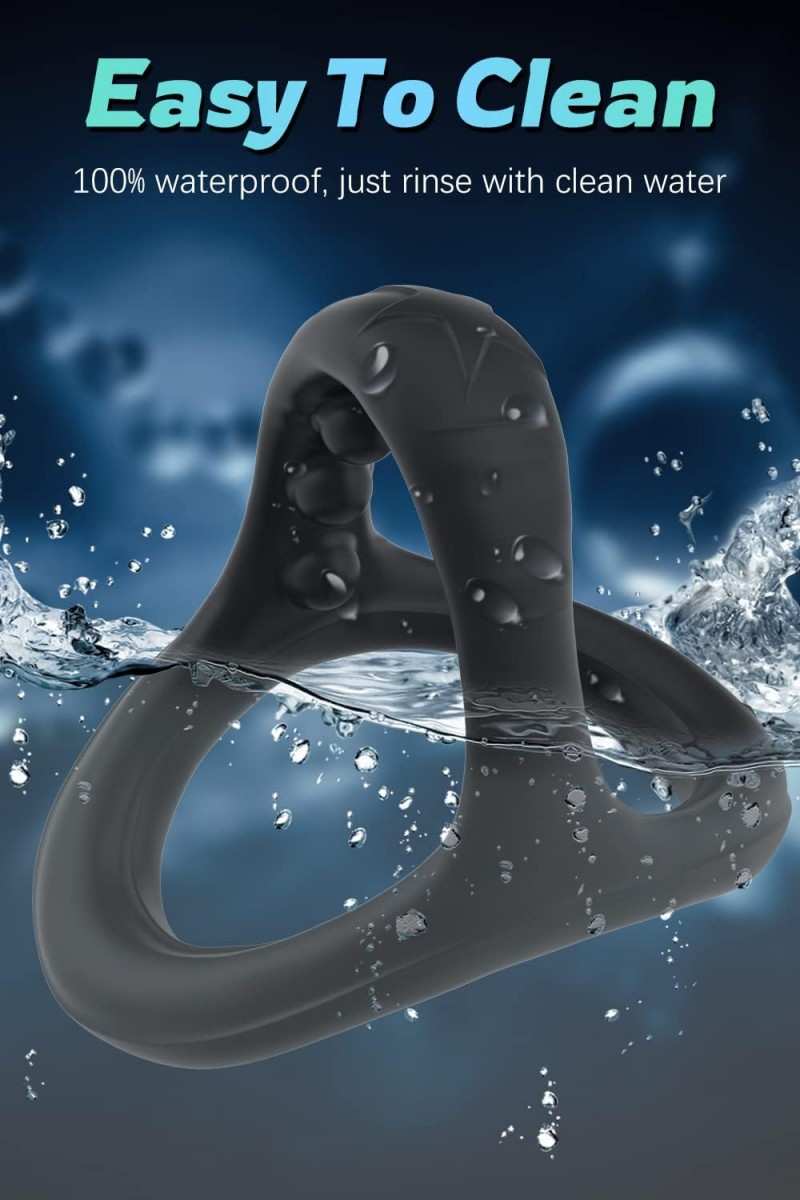 Triangular locking ring for ejaculation control