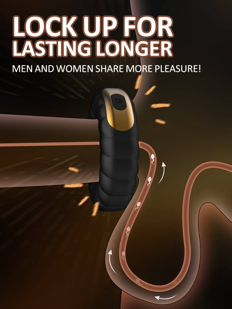 Electric vibrating cock ring