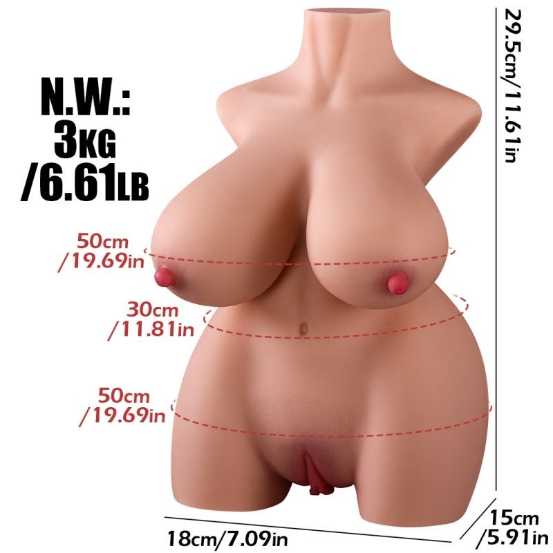 Medium-sized half-body doll