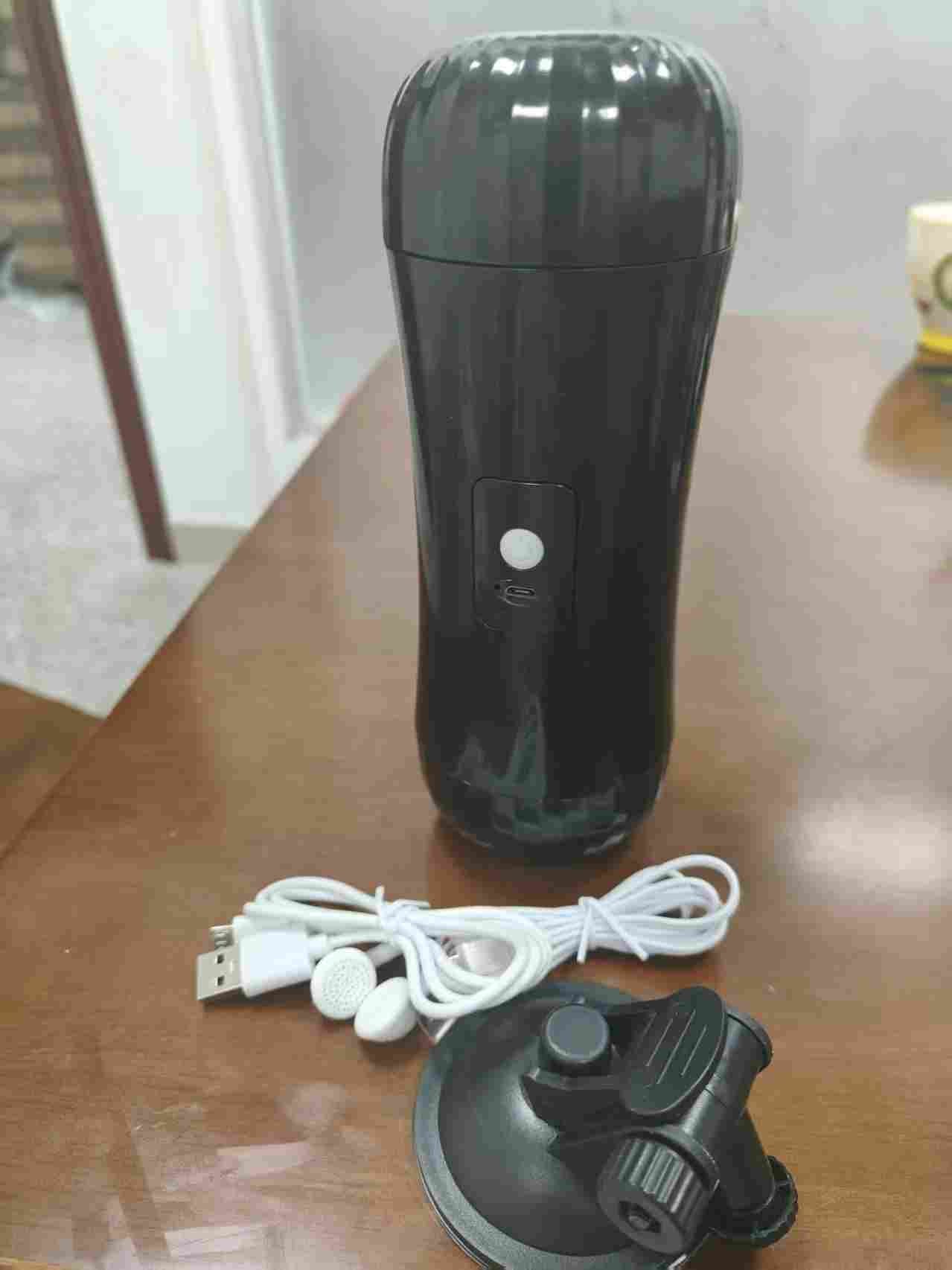 (Black Shell) Dual-Ended Electric Masturbator