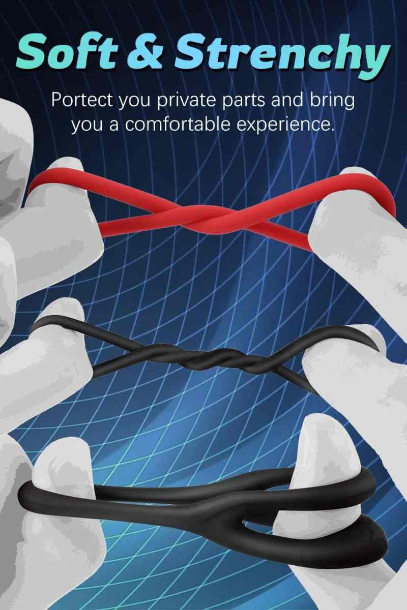 Triangular locking ring for ejaculation control