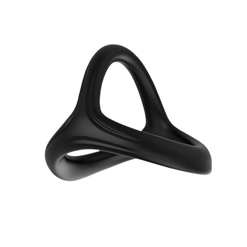 Triangular locking ring for ejaculation control