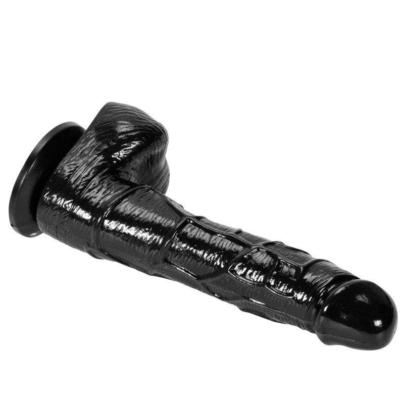 Black manual dildo