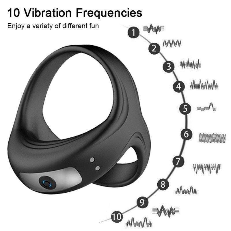 Electric vibrating cock ring